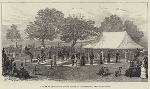 A Game at Chess with Living Pieces, at Heighington, near Darlington by English School