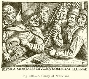 A Group of Musicians by English School