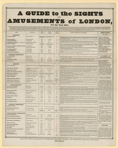 A Guide to the Sights and Amusements of London, for the year 1844 by English School