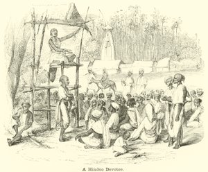 A Hindoo Devotee by English School