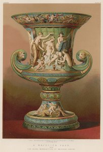 A Majolica Vase from The Royal Manufactory, of Meissen, Saxony