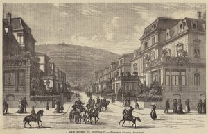 A New Street in Stuttgart (engraving)