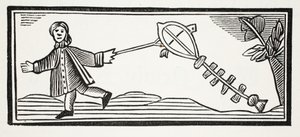 A Paper Kite which mounts the lofty air (illustration) by English School