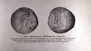 A Paris Contorniate Representing Apuleius (c.124-170 AD) by English School
