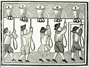 A Peal of Church Bells, from a Collection of Pamphlets on Esoterica, c.16th Century by English School
