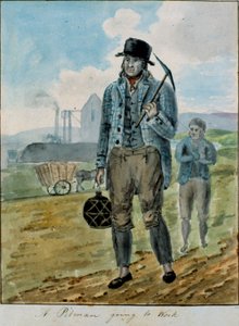 A Pitman Going to Work by English School