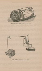A Prisoners Mattress and a Cell Indicator by English School