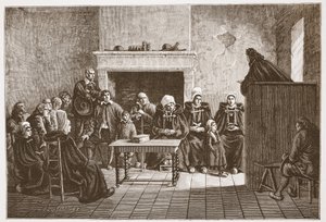 A Protestant Pastor Addressing a Secret Assembly of Huguenots
