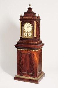 A Regency Giant Quarter Striking Eight Day Turn-Table Musical Organ Clock, c.1820 by English School