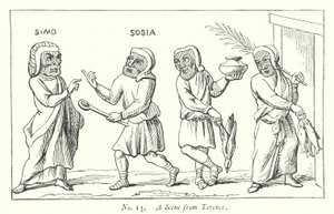 A Scene from Terence by English School
