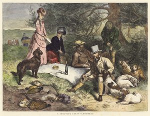 A Shooting Party by English School