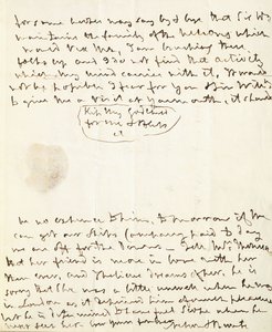 A Signed Autographed Letter to Lady Hamilton, 1801