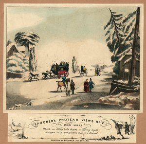 A Snow Scene by English School