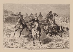 A Village Race Meeting in Saxony by English School
