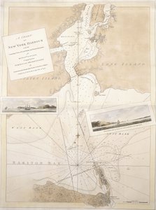 A chart of New York harbour, 1774-1779