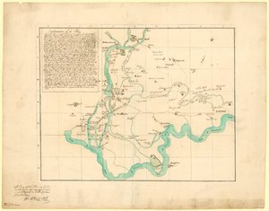 A Copy of the Plan Projected in the Year 1721 for Bringing a New River from Uxbridge, Corrected, 6 February 1766 by English School
