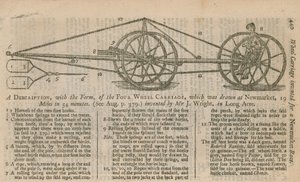 A description, with the form, of the four-wheel carriage by English School