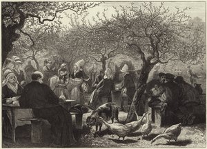 A Fete Day in Normandy After the Apple Harvest by English School
