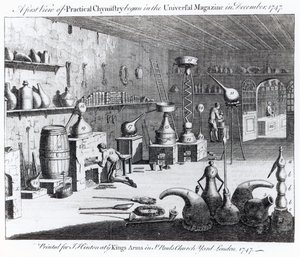 A First View of Practical Chemistry Begun in the Universal Magazine in December 1747 by English School
