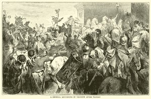 A general returning in Triumph after victory by English School