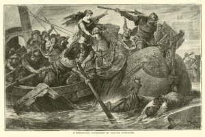 A predatory incursion of Teuton invaders by English School