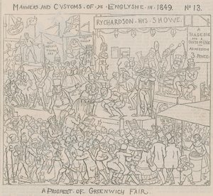A prospect of Greenwich Fair by English School
