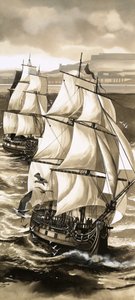 A Salute of Guns Accompanied Jean de La Perouse