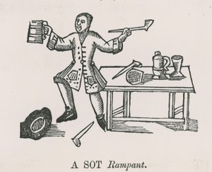 A Sot Rampant by English School