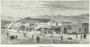 A Street in Seattle by English School