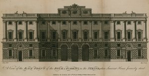 A view of the back front of the Royal Academy by English School