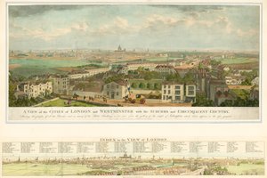 A View of the Cities of London and Westminster with the Suburbs and Circumjacent Country