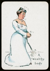 A wealthy Lady by English School