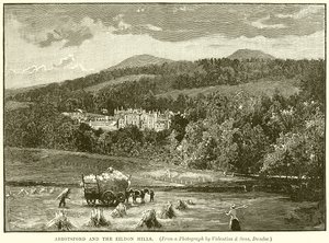 Abbotsford and the Eildon Hills
