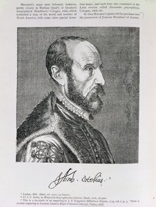 Abraham Ortelius illustration from Volume IV of 