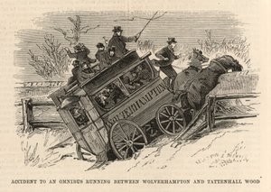 Accident to an Omnibus Running Between Wolverhampton and Tattenhall Wood by English School