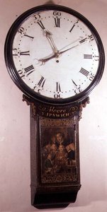 Act of Parliament clock, by Thomas Moore, Ipswich, mid 18th century by English School