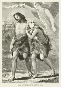 Adam and Eve Driven Out of Eden by English School