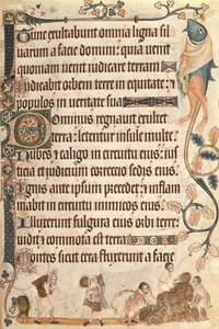 Stacking Sheaves of Corn, from the Luttrell Psalter by English School