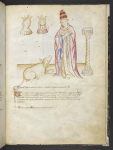 Joachimi Abbatis de Curatio, et Anselmi, Episcopi Marsicani, Vaticinia xxx de Pontificibus Romanis; scil., a Nicolao III. ad Innocentium VIII by English School