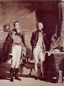 Admiral Nelson with Colonel Sir Arthur Wellesley Duke of Wellington by English School