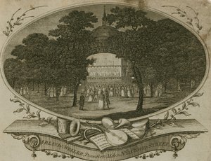 Advert for A Bland & Weller, Pianoforte Makers, 23 Oxford Street, London by English School