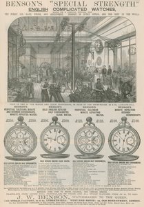 Advert for Benson