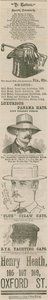 Advert for Henry Heath, 105-109 Oxford Street, London, The Hatterie by English School