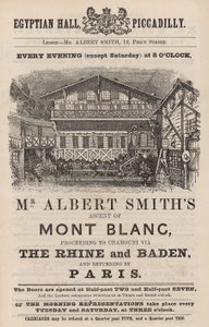 Advert for Mr. Albert Smith