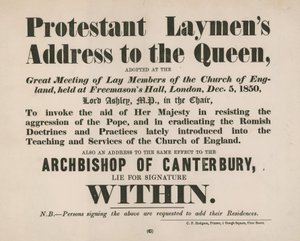 Advert for the Protestant Layman