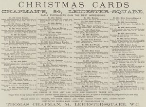 Advertisement, Chapman