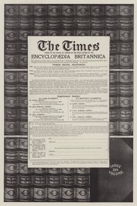 Advertisement, Encyclopaedia Britannica by English School