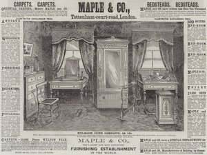 Advertisement, Maple and Company