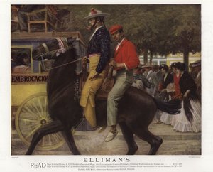 Advertisement for Ellimans Universal Embrocation by English School