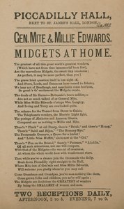 Advertisement for General Mite and Millie Edwards by English School